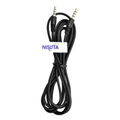 Detalles accesorios de Cable Miniplug 3,5 4 Polos Macho-Macho 2 Mts Nisuta
