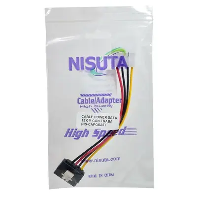 Detalles accesorios de Cable Sata Power (Molex Macho A Sata Hembra) Con Traba