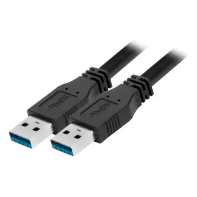 Vista lateral de Cable Usb 3.0 A/A Macho-Macho 1 Mts Nisuta