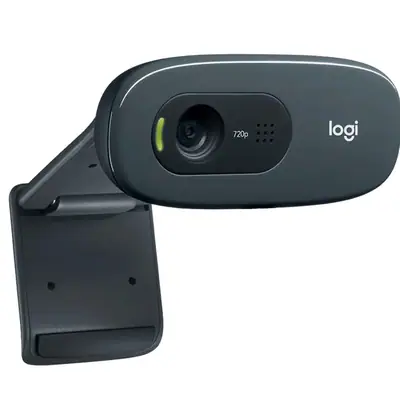 Detalles accesorios de Webcam Hd 720P Con Mic Logitech C270