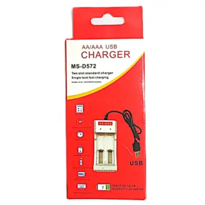 Detalles accesorios de Cargador Para 2 Pilas Aa Aaa