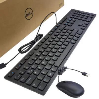 Teclado + Mouse Usb Dell KM300C LTN Espanol Negro