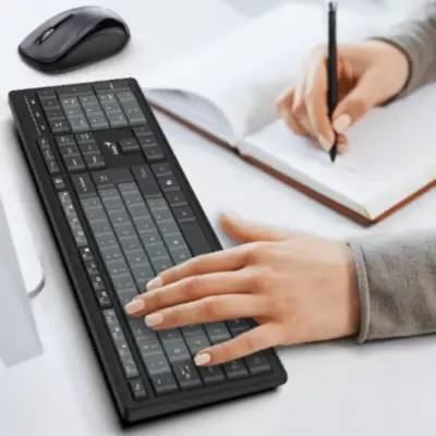 Detalles accesorios de Kit Teclado Y Mouse Genius Inalambrico Km-8200 Espanol