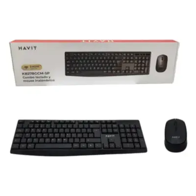 Detalles accesorios de Kit Teclado Y Mouse Havit Inalambrico KB278GCM-S Espanol