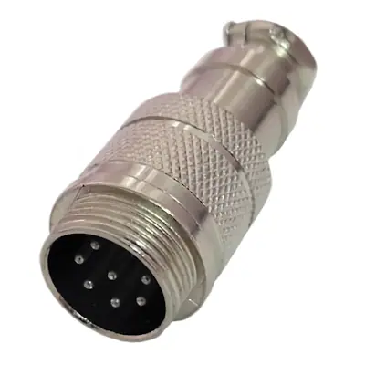 Ficha Conector Gx16 7 Pines Macho Aviacion A Cable