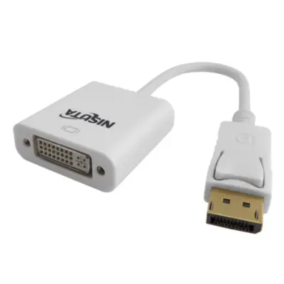 Adaptador Conversor Displayport Macho / Dvi Hembra Nisuta Nsdpdvbl