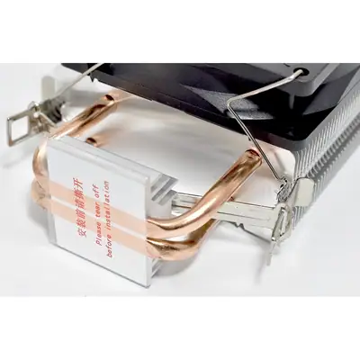 Vista lateral de Cooler Socket 1151 1155 1156 1200 775 Nisuta Ns-Coa1V4