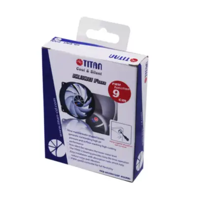 Detalles accesorios de Fan 95Mm (anclaje 80mm) 4Pin Pwm 2600Rpm Ruleman Titan