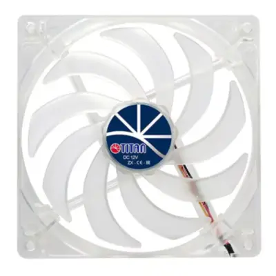 Detalles accesorios de Fan 120Mm Led Rojo 3Pin+Adpt 25Mm Espesor 1000Rpm Rulem Titan