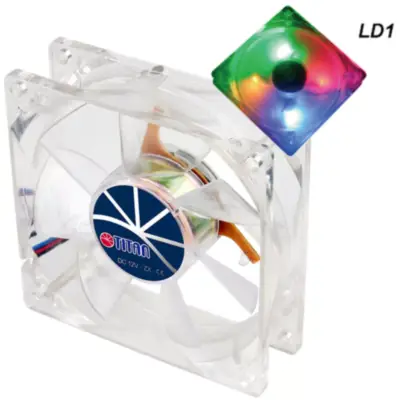 Fan 80Mm Molex 25Mm Espesor 2500Rpm Buje Titan