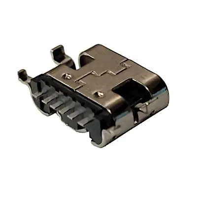 Conector Ficha Usb C Hembra 6 Pines Usb-C-Ch6 (6 Pines Rectos)