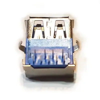 Detalles accesorios de Conector Ficha Usb 3.0 A Hembra A Chasis 90 Grados