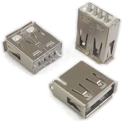 Detalles accesorios de Conector Ficha Usb 2.0 A Hembra A Chasis Frontal