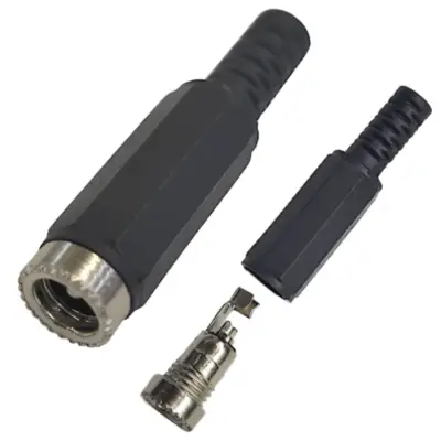 Detalles accesorios de Ficha Dc Hueco 5,5 X 2,5 Mm Jack Hembra Cable