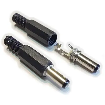 Detalles accesorios de Ficha Dc Hueco 5,5 X 2,5 X 14 Mm Plug Macho