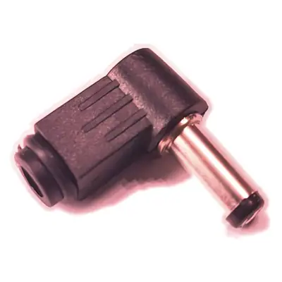 Ficha Dc Hueco 5,5 X 2,5 X 14 Mm Plug Macho 90 Grados