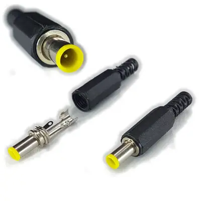 Detalles accesorios de Ficha Dc Hueco 5 X 3,5 X 9,5 Mm C/ Pin Central De 0,7 Mm Plug Macho