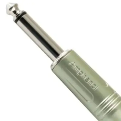 Detalles accesorios de Conector Ficha Mono Plug 6,5 Macho Metal Amphenol Niquelado