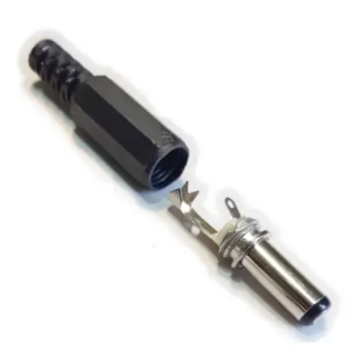 Vista lateral de Ficha Dc Hueco 5,5 X 2,1 X 14 Mm Plug Macho