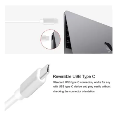 Detalles accesorios de Adaptador Conversor Usb C Macho / Hdmi + 1xUSB-A + 1xUSB-C PD