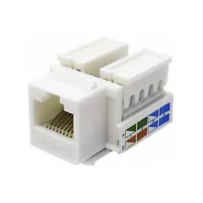 Ficha Jack Rj45 Cat 6 Glc 110 Ce-4009 Blanco