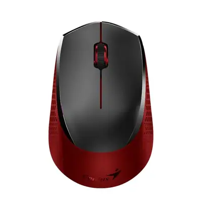 Mouse Inalambrico Genius Nx-8000S Blue Eye Silent Click Rojo/Negro