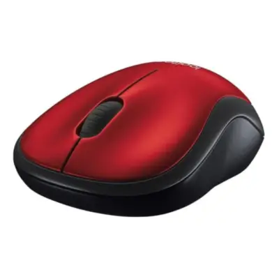 Mouse Inalambrico Logitech M185 Rojo