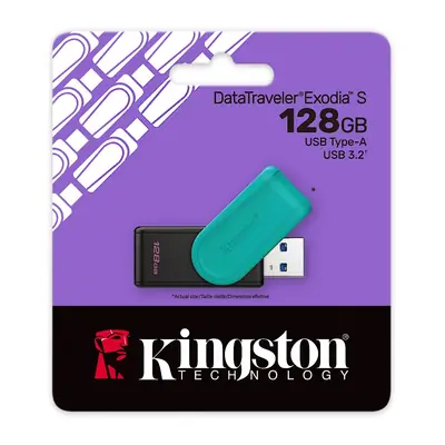 Detalles accesorios de Pendrive 128Gb Usb 3.2 Kingston DataTraveler Exodia S