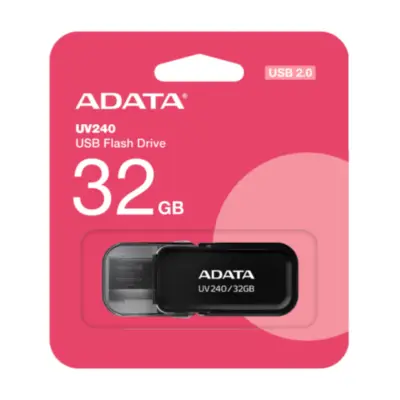 Detalles accesorios de Pendrive 32Gb Usb 2.0 Adata UV240 Negro