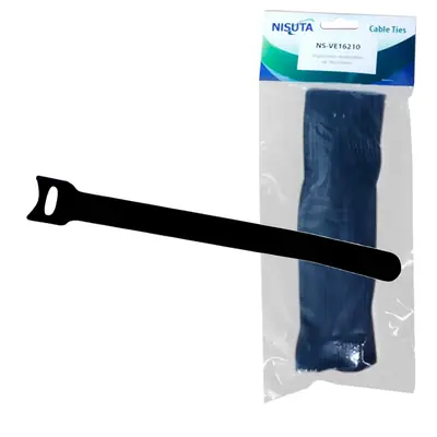 Precinto Velcro Reutilizable 21 Cm X 20 Unidades