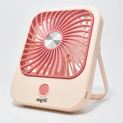 Ventilador de escritorio con bateria recargable 10 x 12,7 cm