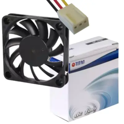 Detalles accesorios de Fan 60Mm 3Pin 10Mm Espesor 4000Rpm Buje Titan