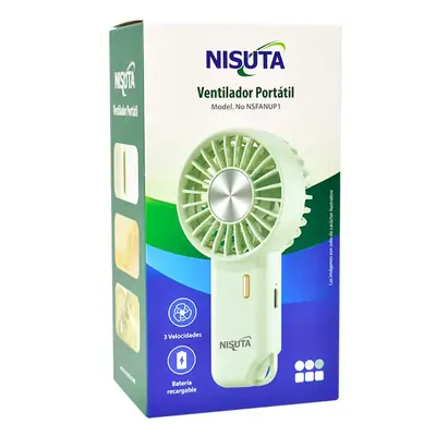 Detalles accesorios de Ventilador portatil con bateria recargable