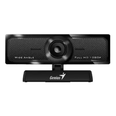 Vista lateral de Webcam Hd 1080P Genius Ultra Widecam F100 V2 C/Mic