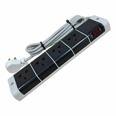 Zapatilla 4 Tomas Cable 5M Blanco Multinorma