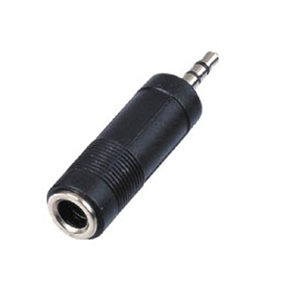 Adaptador Miniplug 3,5 Estereo Macho A Plug 6,5 Estereo Hembra Adaptador Miniplug 3,5 Estereo Macho A Plug 6,5 Estereo Hembra