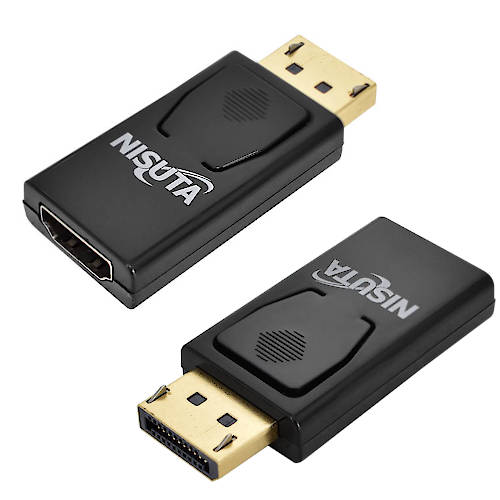 ADAPTADOR CONVERSOR DISPLAYPORT MACHO / HDMI HEMBRA NISUTA NSDPHD4 ADAPTADOR CONVERSOR DISPLAYPORT MACHO / HDMI HEMBRA NISUTA NSDPHD4