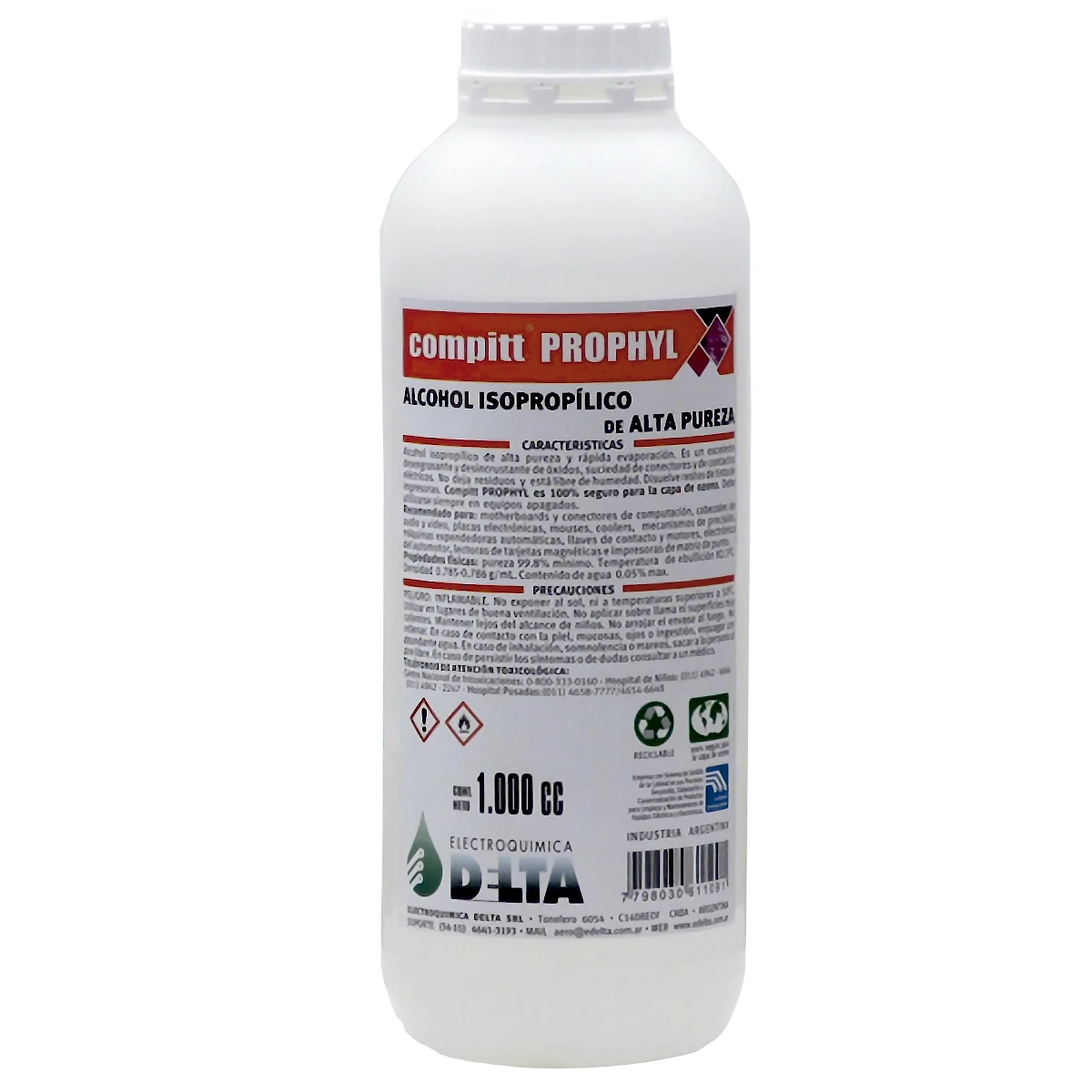 Miniatura 3 de Productos de limpieza marca Electroquimica Delta modelo Compitt Prophyl 500cc