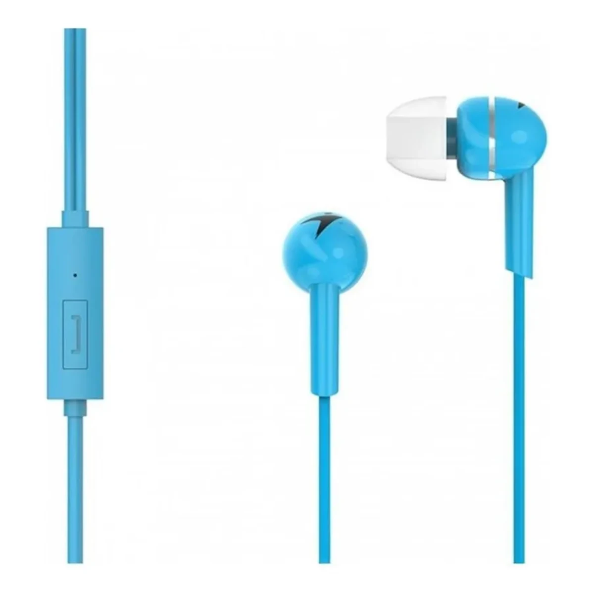 Auricular C/Mic P/Celular Genius Hs-M300 Intrauditivo Celeste