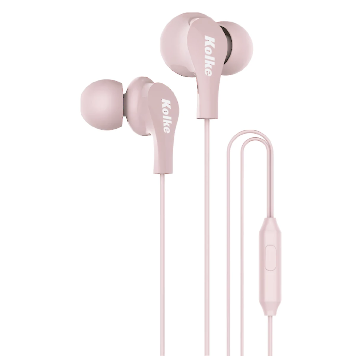 Miniatura 1 de Auriculares intern c/mic p/movil marca Kolke modelo KAI663 Rosa