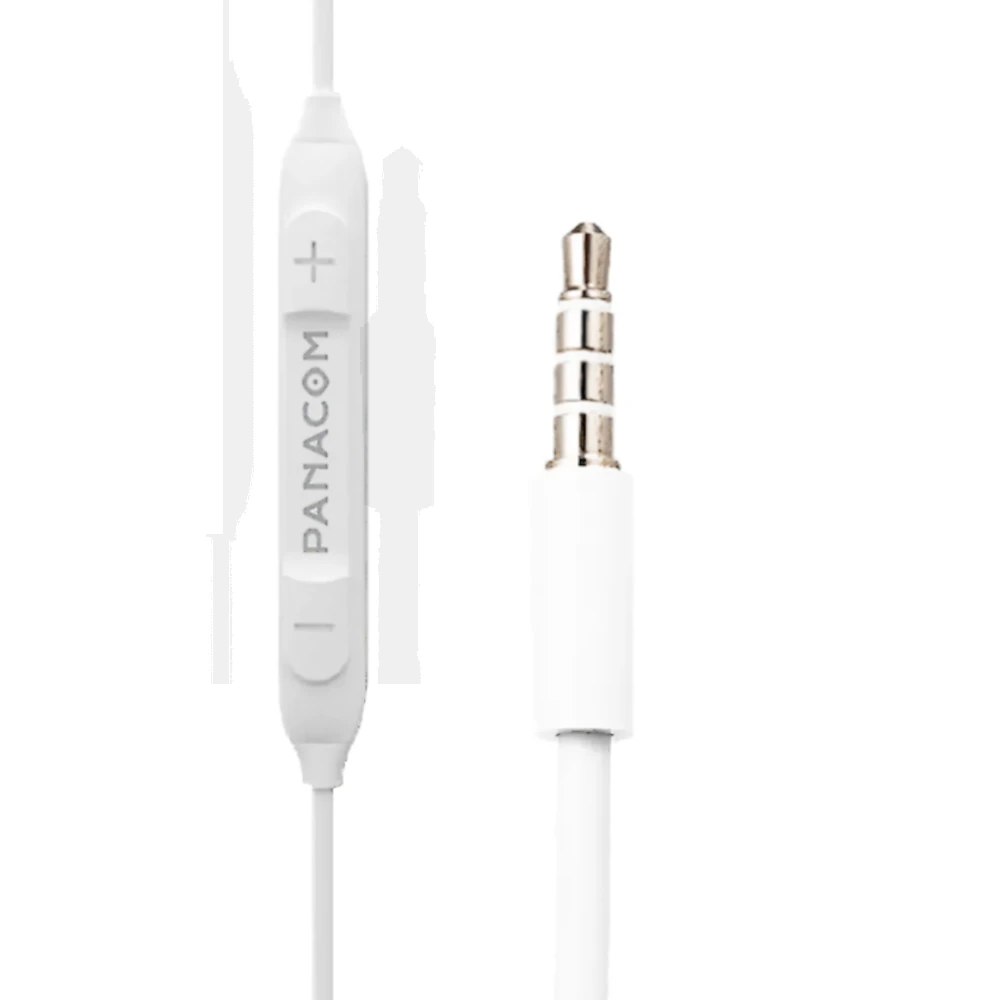 Miniatura 2 de Auriculares intern c/mic p/movil marca Panacom modelo EAC14020 miniplug 3,5mm