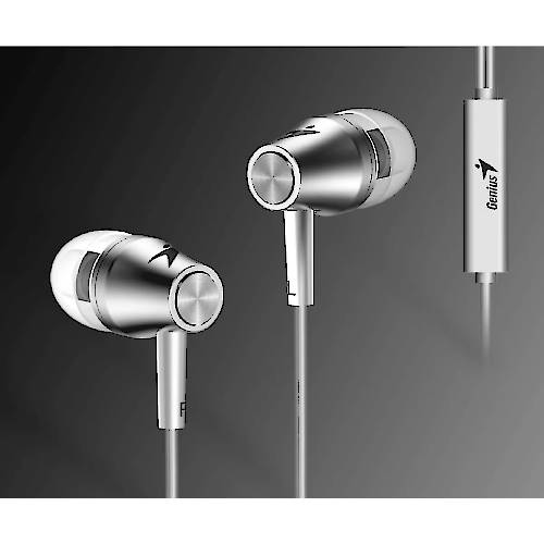 AURICULAR C/MIC P/CELULAR GENIUS HS-M360 INTRAUDITIVO PLATA AURICULAR C/MIC P/CELULAR GENIUS HS-M360 INTRAUDITIVO PLATA