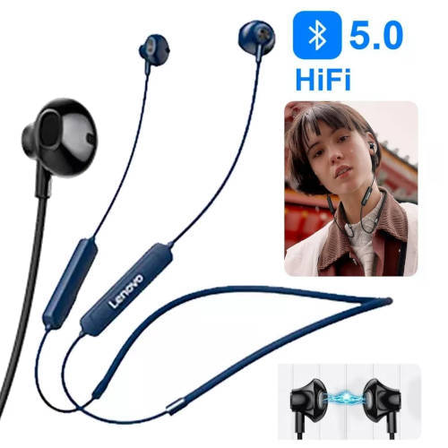  AURICULAR INALAMBRICO LENOVO SH1 Deportivos AZUL Bluetooth 5.0