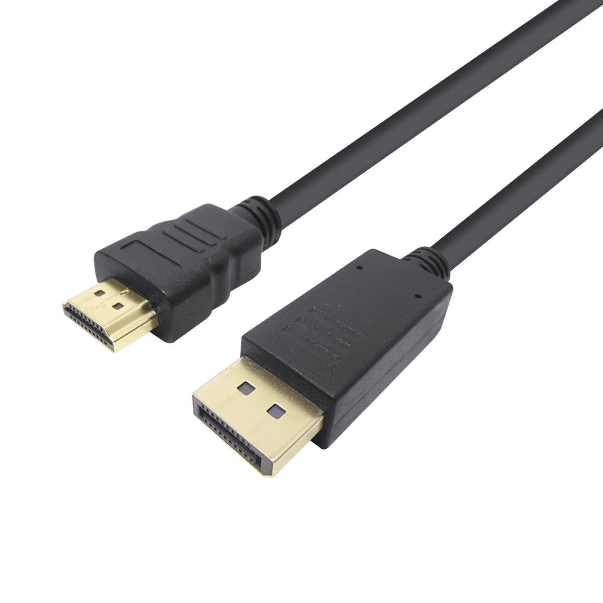 Vista lateral de Cable Displayport Macho - Hdmi Macho 1,8 Mts 4K Hdr