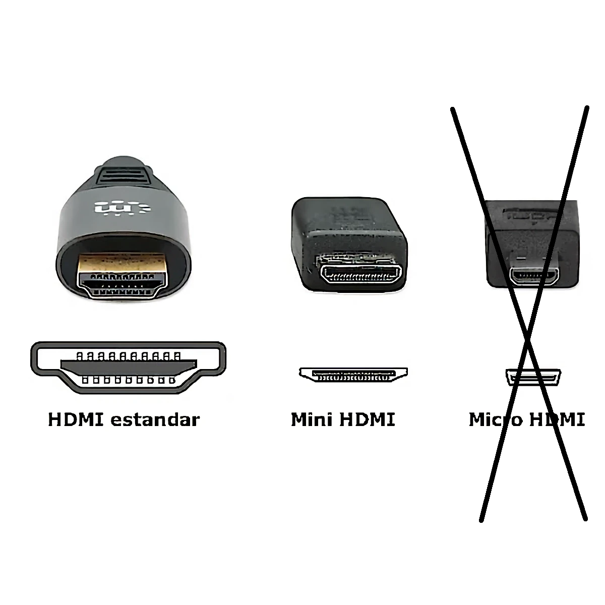 Miniatura 3 de Cables HDMI-HDMI marca Noga modelo HDTV A MINI