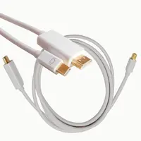 Cable Mini Displayport Macho - Hdmi Macho 1,5 Mts 1080P 60Hz Blanco Cable Mini Displayport Macho - Hdmi Macho 1,5 Mts 1080P 60Hz Blanco