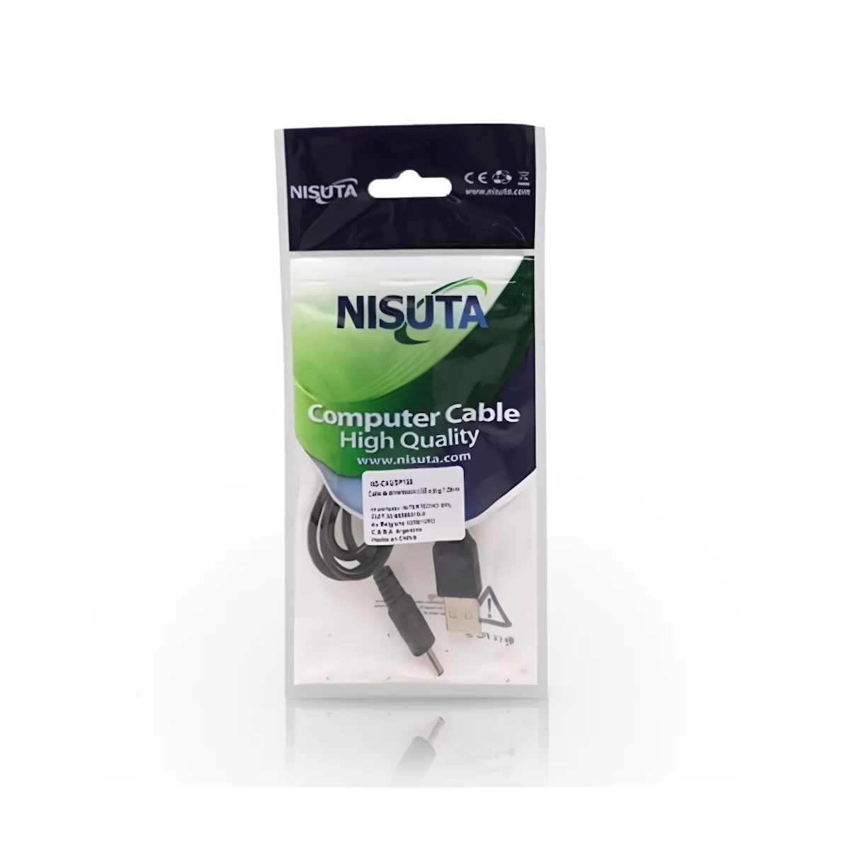 Detalles accesorios de Cable Usb A Macho / Plug Dc 3,5 X 1,35Mm Largo 1 M Nisuta