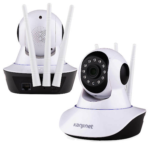 CAMARA SEGURIDAD IP WIFI VISION NOCTURNA MICROFONO PARLANTE KANJI CAMIPIMX2