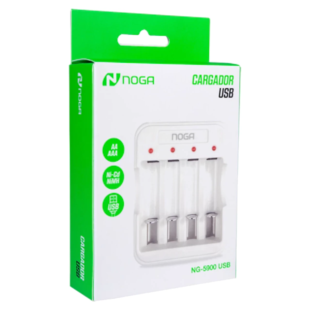 Miniatura 3 de Cargadores de pilas marca Noga modelo NG-5900 USB
