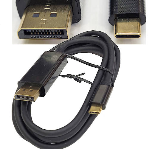 ADAPTADOR CONVERSOR USB C MACHO / DISPLAYPORT MACHO 1,8 m ARWEN
